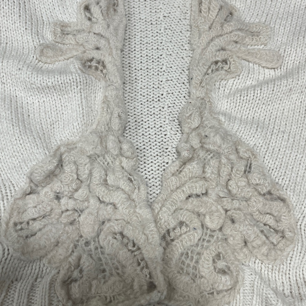 Anthropologie Cream Women's Sweater - Picture 4 of 5